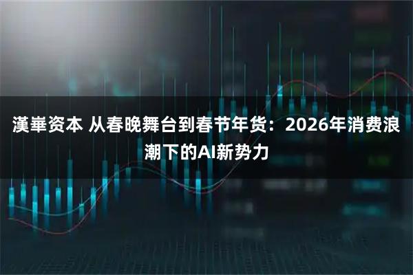 漢崋资本 从春晚舞台到春节年货：2026年消费浪潮下的AI新势力